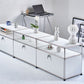 Buffet contemporain buffet en acier inoxydable pour le salon