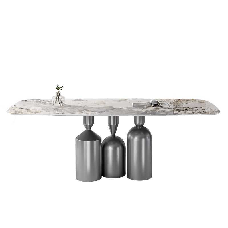 1/3/4/5/7/8 Pieces Dining Chairs Set White Rectangle Shape Sintered Stone Dining Table Set Clearhalo 'Dining Room Sets' 'Dining Tables & Seating' 'dining_room_set' 'furn' 'furn_dining_room_set' 'Furniture' 'furniture_dining_room_set' 'Kitchen & Dining Furniture' 1200x1200_7a351f97-6066-4fae-9655-6793baa19921