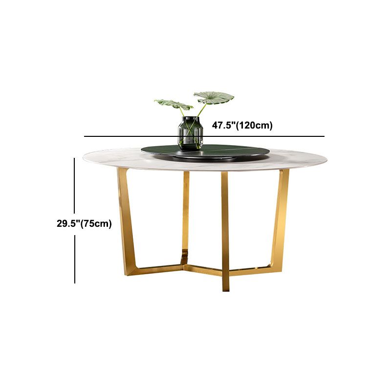 1/2/4/5/7 Pcs Dining Chairs Set Round Sintered Stone Top Dining Room Set Clearhalo 'Dining Room Sets' 'Dining Tables & Seating' 'dining_room_set' 'furn' 'furn_dining_room_set' 'Furniture' 'furniture_dining_room_set' 'Kitchen & Dining Furniture' 'kitchen&dining_furn' 'kitchen' 1200x1200_7a372297-1616-4d39-9416-2e15f1417109