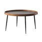 Metal and Wood Coffee Table Tray Top Cocktail Table with 4 Legs Clearhalo 'Coffee & Accent Tables' 'Coffee Tables' 'coffee_tables' 'furn' 'furn_coffee_tables' 'Furniture' 'Living Room Furniture' 1200x1200_7a385165-ff6c-4f1a-8ed8-52ec80b548de