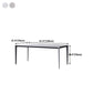 Stone Top Dining Table Contemporary Dining Table with 4 Black Legs Clearhalo 'Dining Tables & Seating' 'Dining Tables' 'dining_table' 'furn' 'furn_dining_table' 'Furniture' 'furniture_dining_table' 'Kitchen & Dining Furniture' 'kitchen' 'kitchen_dining_table' 1200x1200_7a3c691b-6ce0-44fd-9f5e-cd9397a0934a