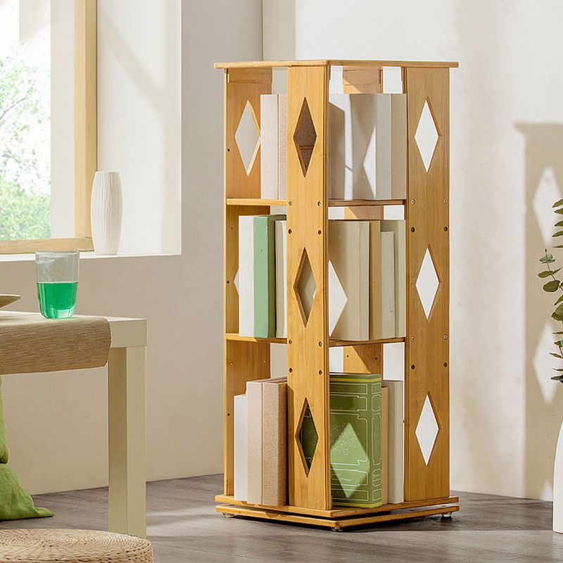 Libreria in legno ingegnerizzato per libreria verticale moderna per la sala da studio