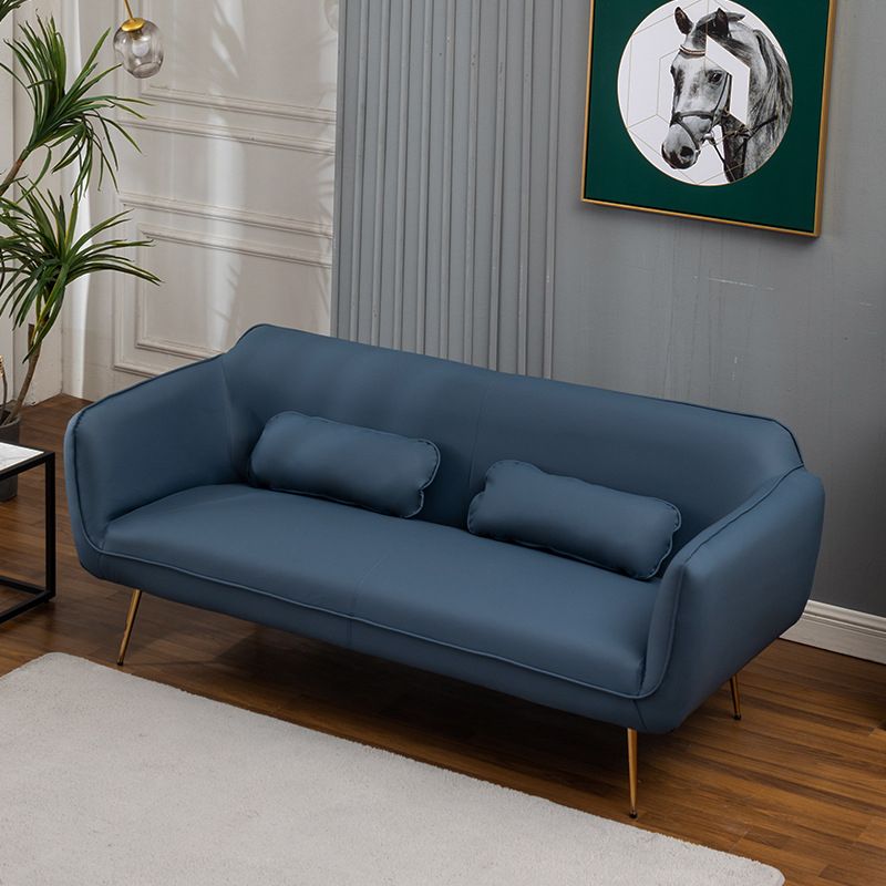 Contemporary Tight Back Loveseat Flared Arm Sofa with Metal Legs for Living Room Clearhalo 'furn' 'furn_sofas' 'Furniture' 'furniture_sofas' 'Living Room Furniture' 'Sofa' 'sofas' 1200x1200_7a3f8f12-c831-4acd-bbba-8e07c0722874