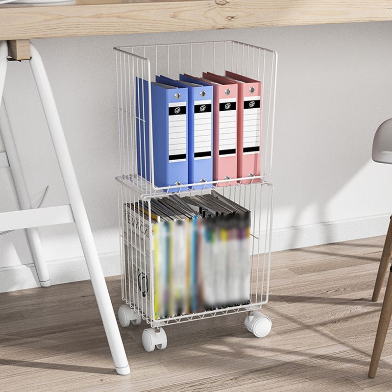 Contemporary Style Geometric Bookcase Metal Closed Back Bookcase Clearhalo 'Bookcases' 'furn' 'furn_bookcases' 'Furniture' 'furniture_bookcases' 'kitchen' 'kitchen_bookcases' 'Living Room Furniture' 'Office Furniture' 1200x1200_7a40ca38-3193-478d-8eda-4d81345c82f1