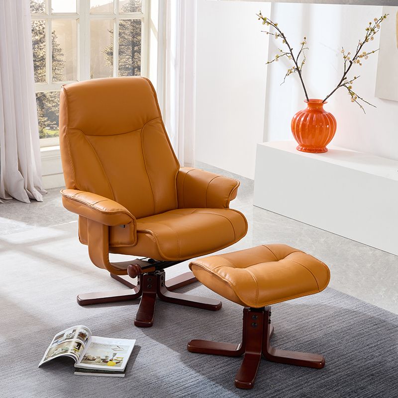Poltrona reclinabile in vera poltrona polposa poltrona con ottomana