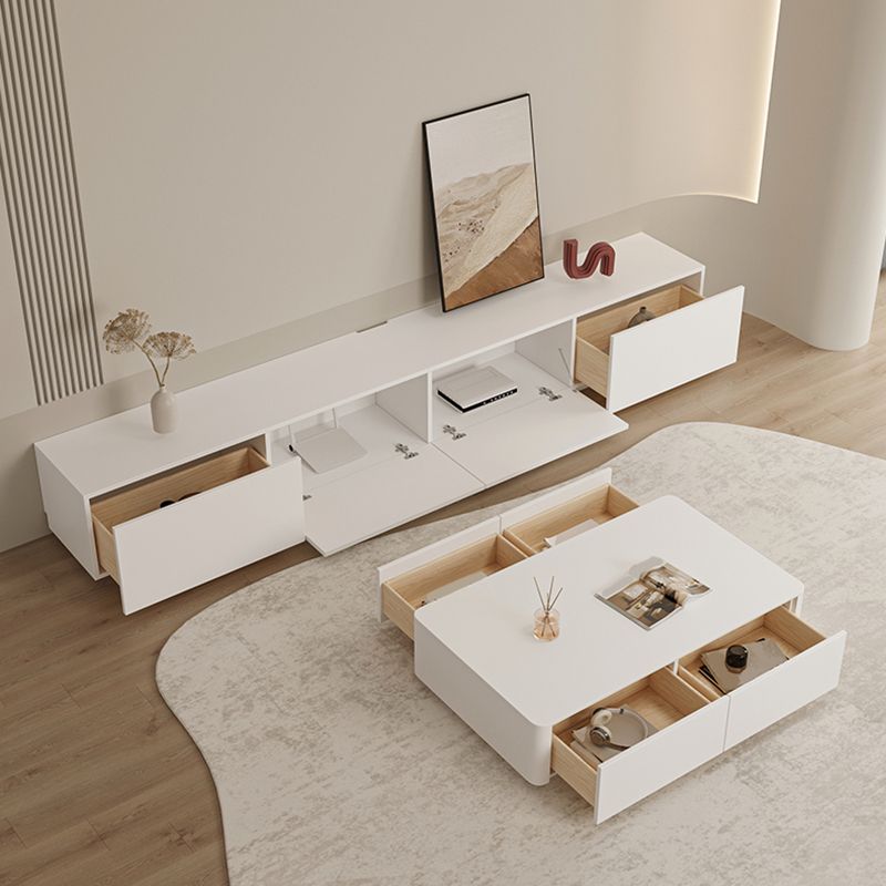 Contemporary TV Stand Console Wooden TV Media Stand with Drawers Clearhalo 'furn' 'furn_tv_stands_entertainment_centers' 'Furniture' 'Living Room Furniture' 'TV Stands & Entertainment Centers' 'TV Stands & Media Storage Furniture' 'tv_stands_entertainment_centers' 1200x1200_7a44023f-df40-47b3-b24d-3348633e8dce