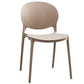 Plastic Indoor Chair 32''H Open Back Dining Side Chair for Restaurant Bedroom Clearhalo ' kitchen&dining_furn' 'Dining Chairs' 'Dining Tables & Seating' 'dining_chair' 'furn' 'furn_dining_chair' 'Furniture' 'furniture_dining_chair' 'Kitchen & Dining Furniture' 'kitchen' 1200x1200_7a45a4ad-8d17-4942-91d9-c075a13df7d7