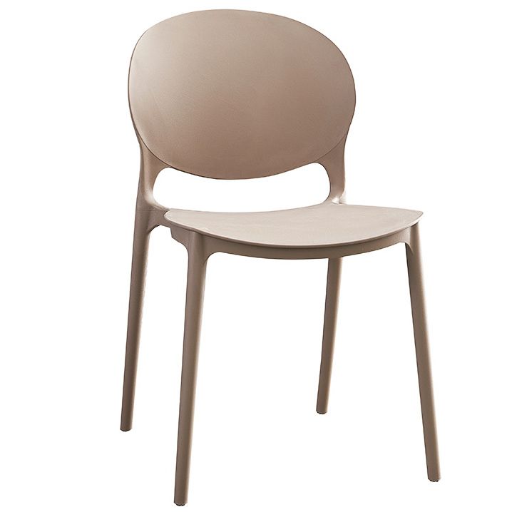 Plastic Indoor Chair 32''H Open Back Dining Side Chair for Restaurant Bedroom Clearhalo ' kitchen&dining_furn' 'Dining Chairs' 'Dining Tables & Seating' 'dining_chair' 'furn' 'furn_dining_chair' 'Furniture' 'furniture_dining_chair' 'Kitchen & Dining Furniture' 'kitchen' 1200x1200_7a45a4ad-8d17-4942-91d9-c075a13df7d7