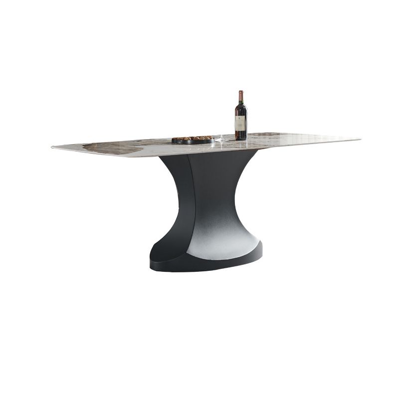 Modern Rectangle Sintered Stone Dining Table Set 1/3/4/5/7 Pieces Dining Set for Home Use Clearhalo 'Dining Room Sets' 'Dining Tables & Seating' 'dining_room_set' 'furn' 'furn_dining_room_set' 'Furniture' 'furniture_dining_room_set' 'Kitchen & Dining Furniture' 1200x1200_7a45b6b9-cc42-49e9-826d-41f3b0e88da3