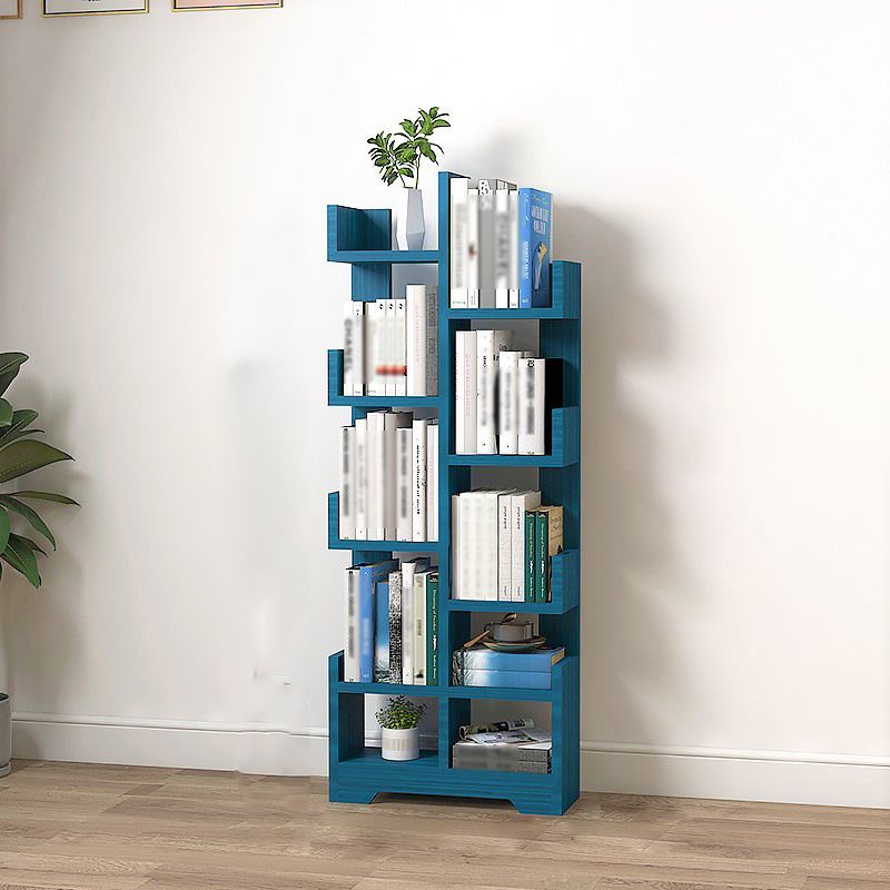 Scandinavian Manufactured Wood Geometric Bookshelf Vertical Open Bookshelf Clearhalo 'Bookcases' 'Furniture' 'furniture_bookcases' 'kitchen' 'kitchen_bookcases' 'Living Room Furniture' 'Office Furniture' 1200x1200_7a45e80c-13b6-47e3-a01c-86e0a1586df5