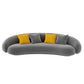Scandinavian 24.8" H Solid Color Velvet Slope Arm Sofa For Living Room Clearhalo 'furn' 'furn_sofas' 'Furniture' 'Living Room Furniture' 'Sofa' 'sofas' 1200x1200_7a49a606-c238-4b03-b10f-53835b28e0ee