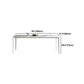 Modern Aluminium Dining Table Set 1/4/5/7 Pieces Rectangle Dinette Set with Sintered Stone Clearhalo 'Dining Room Sets' 'Dining Tables & Seating' 'dining_room_set' 'furn' 'furn_dining_room_set' 'Furniture' 'Kitchen & Dining Furniture' 1200x1200_7a49fccb-9ae3-4e42-9bb6-05346c21bbcb