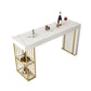 Modern Rectangle Bistro Bar Table Sintered Stone Storage Bar Table Clearhalo 'Bar Furniture' 'Bar Tables' 'bar_tables' 'furn' 'furn_bar_tables' 'Furniture' 'Kitchen & Dining Furniture' 1200x1200_7a4ca191-7b4b-4a98-88d9-f741852849db