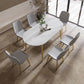 Contemporary Oval Dining Table Sintered Stone Dining Table with 4 Metal Legs for Dining Room Clearhalo ' dining_table' 'Dining Tables & Seating' 'Dining Tables' 'Furniture' 'furniture_dining_table' 'Kitchen & Dining Furniture' 'kitchen&dining_furn' 'kitchen' 'kitchen_dining_table' 1200x1200_7a4ead03-833b-43c3-8d88-19e6cf9f96ad