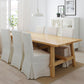 Simple Solid Wood Rectangle Shape Dining Table Khaki Standard Dining Table with Trestle Base Clearhalo ' dining_table' 'Dining Tables & Seating' 'Dining Tables' 'furn' 'furn_dining_table' 'Furniture' 'furniture_dining_table' 'Kitchen & Dining Furniture' 'kitchen&dining_furn' 'kitchen' 'kitchen_dining_table' 1200x1200_7a4ef9aa-7116-42a5-8968-b42405906b7b