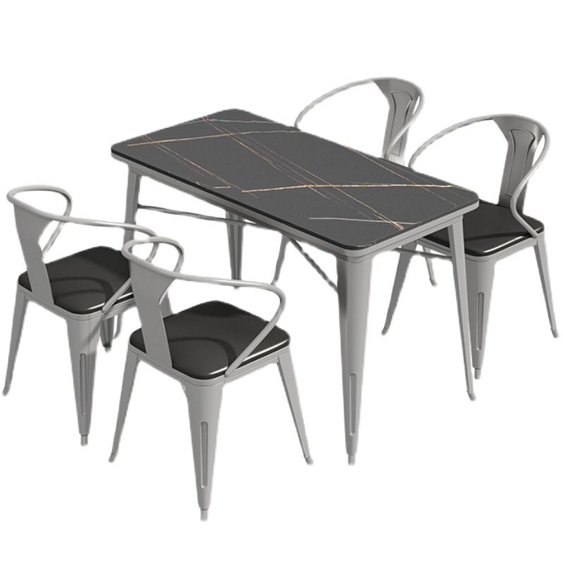 Industrial Dining Room Table Sintered Stone Table with Sled Base for Home Kitchen Dinner Clearhalo ' dining_table' 'Dining Tables & Seating' 'Dining Tables' 'furn' 'furn_dining_table' 'Furniture' 'furniture_dining_table' 'Kitchen & Dining Furniture' 'kitchen&dining_furn' 'kitchen' 'kitchen_dining_table' 1200x1200_7a4f5ba4-b2e0-4e8f-9d6e-8b0c784db5a6
