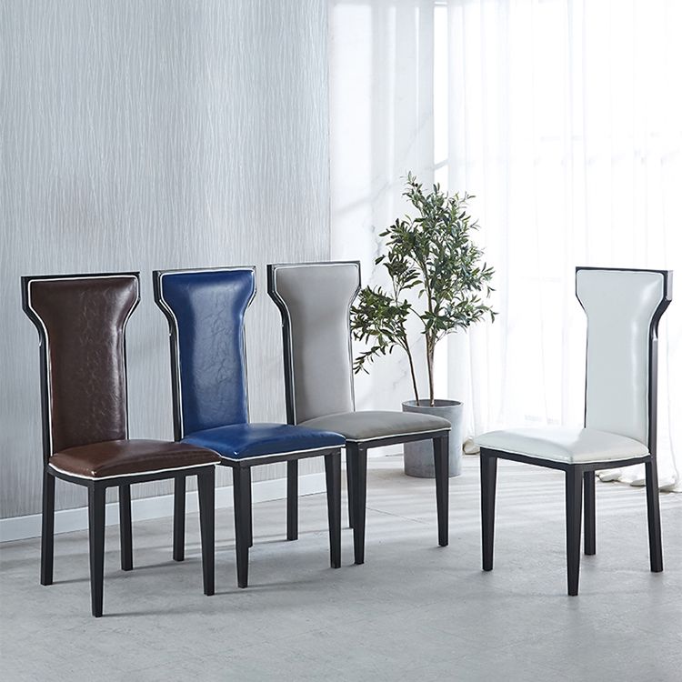 Zeitgenössischer Stil Seitstuhl Metall Esszimmerstuhl für Küche