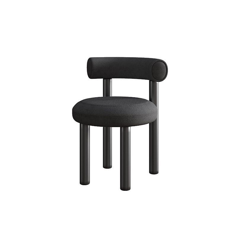 Contemporary Velvet Dining Armless Chair Metal Dining Chairs for Home Use Clearhalo 'Dining Chairs' 'Dining Tables & Seating' 'dining_chair' 'furn' 'furn_dining_chair' 'Furniture' 'Kitchen & Dining Furniture' 1200x1200_7a51b02b-1bd0-4b06-b8ac-3c9ded93f600