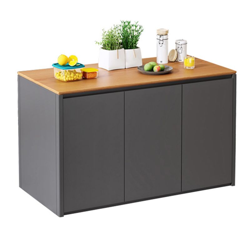 Maison de cuisine à manger table îlot d'îlot de cuisine rectangulaire moderne