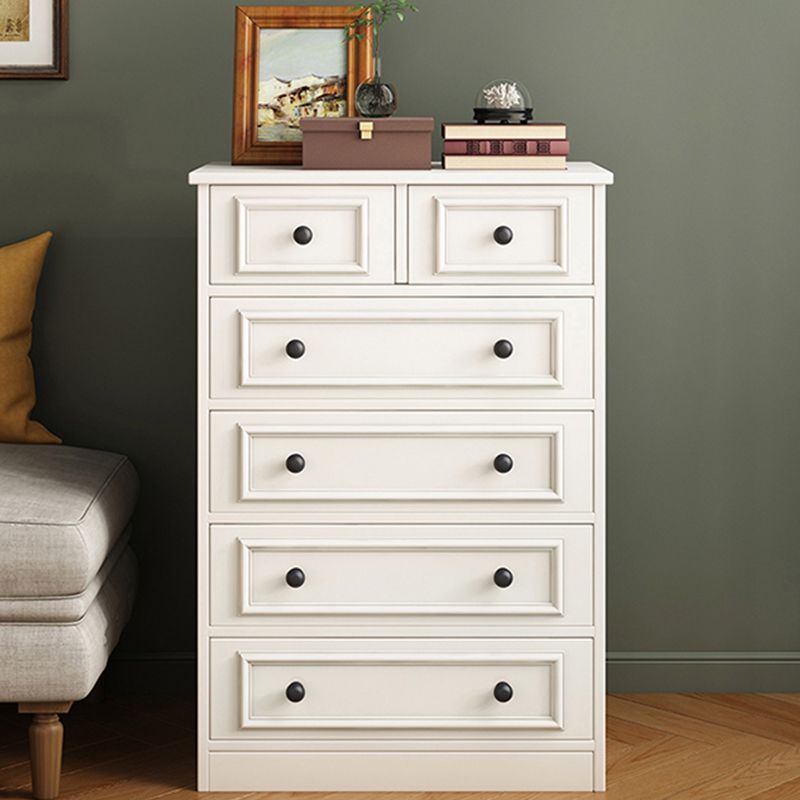 Coffre de rangement en bois vertical traditionnel américain coffre en bois pour chambre à coucher