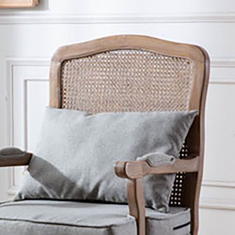 Farmhouse Bedroom Fabric Arm Chair Matte Finish Solid Back Dining Chair Clearhalo ' kitchen&dining_furn' 'Dining Chairs' 'Dining Tables & Seating' 'dining_chair' 'furn' 'furn_dining_chair' 'Furniture' 'furniture_dining_chair' 'Kitchen & Dining Furniture' 'kitchen' 1200x1200_7a537272-f176-47e3-8378-289bb6508710