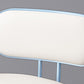 Indoor Round Modern Bar & Counter Stool White Upholstered Low Back Counter Bar Stool