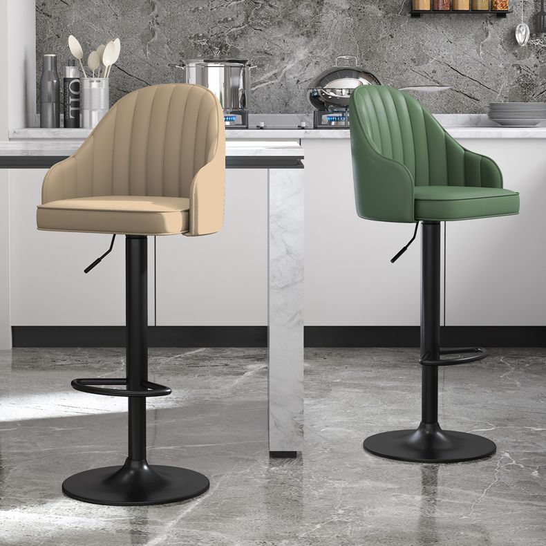 Scandinavian Metal Kitchen Dining Room Arm Stool Adjustable Height Barstool Clearhalo 'Bar Furniture' 'Bar Stools' 'bar_stools' 'furniture_bar_stools' 'Kitchen & Dining Furniture' 'kitchen&dining_furn' 'kitchen' 'kitchen_furn' Furniture' 1200x1200_7a57eab7-d3e8-4174-9493-9c5d7662d087