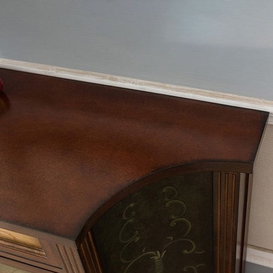 Victoria Wooden Accent Table Free Form Sofa Console Table for Hall Clearhalo 'Console Tables' 'console_tables' 'Entry & Mudroom Furniture' 'furn' 'furn_console_tables' 'Furniture' 1200x1200_7a57f542-1754-4225-82a6-b1b43a7c16a2