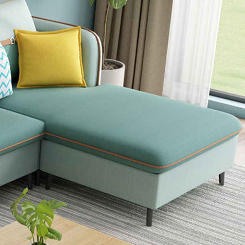 Ottomano sezionale cuscino a braccio quadrato incluso divano sezionale a 4 posti