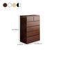 Modern Storage Chest Manufactured Wood Dresser with 3/4/5/6 Drawers