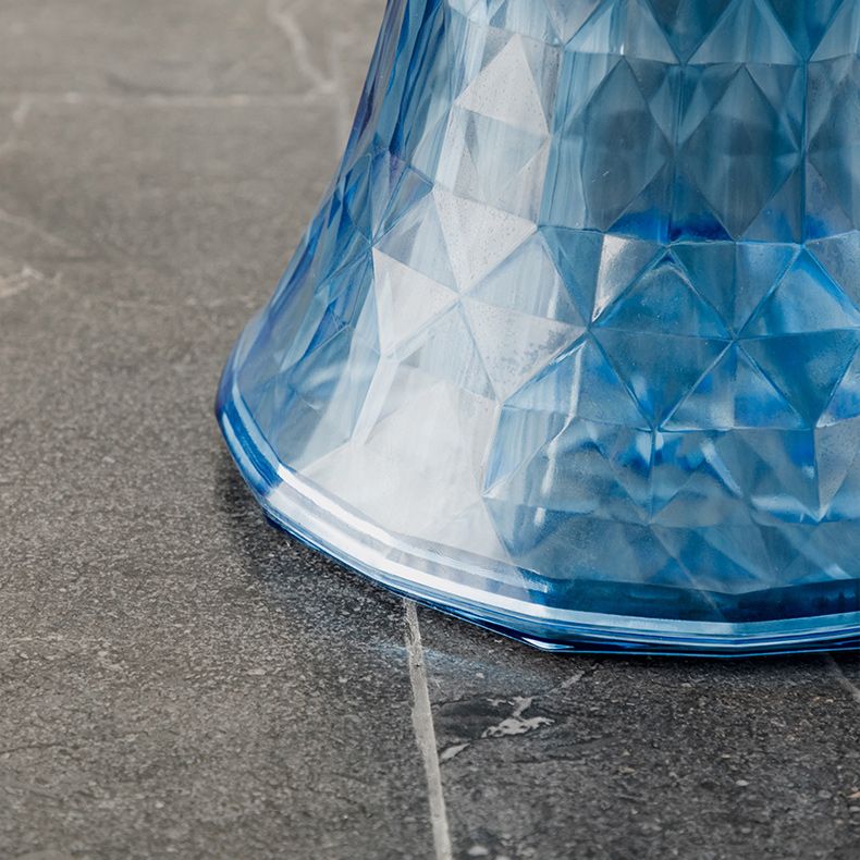 Contemporary 19" Tall Side End Table Plastic Round Side End Table Clearhalo 'Coffee & Accent Tables' 'End & Side Tables' 'end_side_tables' 'furn' 'furn_end_side_tables' 'Furniture' 'Living Room Furniture' 1200x1200_7a5b3191-9f6f-4966-99fb-877b62a8e023