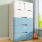 Pink and Blue Non-Hanging Armoire Modern Plastic Storage Cabinet with Drawers Clearhalo 'Armoires & Wardrobes' 'armoires_wardrobes' 'Bedroom Furniture' 'furn' 'furn_armoires_wardrobes' 'Furniture' 1200x1200_7a5c35d1-6317-4ddd-bfdf-18bd3a254624