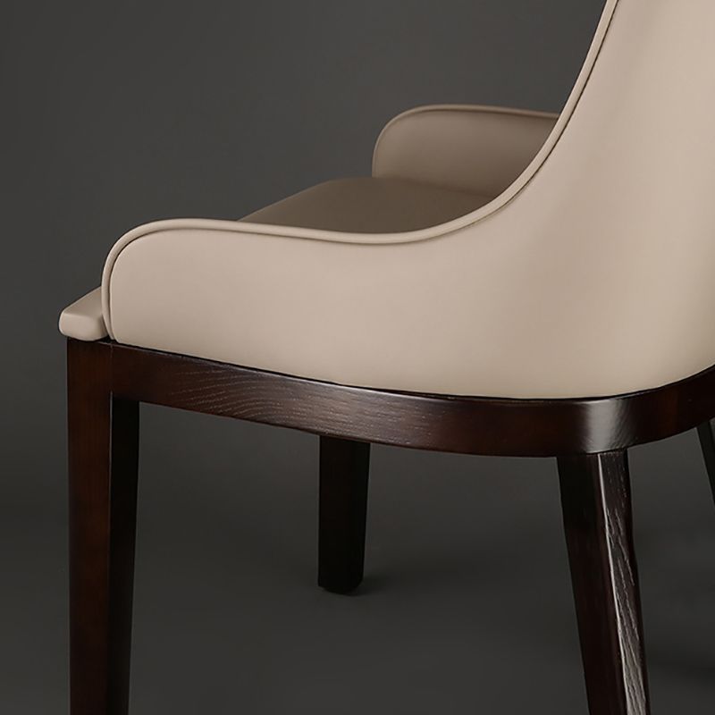 Wood Kitchen Dining Side Chair Contemporary Upholstered Dining Chair Clearhalo 'Dining Chairs' 'Dining Tables & Seating' 'dining_chair' 'furn' 'furn_dining_chair' 'Furniture' 'Kitchen & Dining Furniture' 1200x1200_7a5d2f3e-f483-4cf2-81b5-2b02c5f2af2c