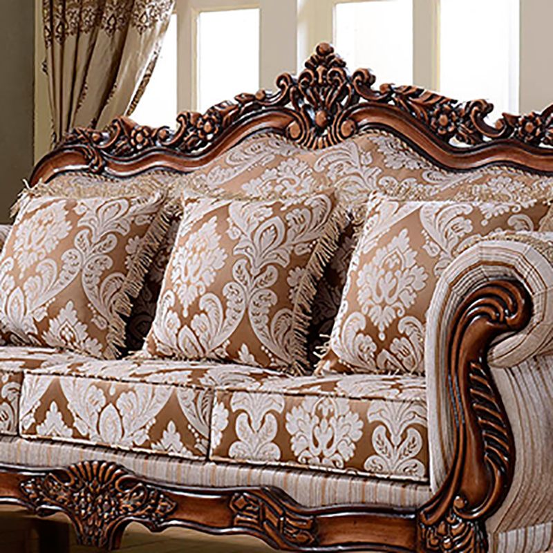 49" High Rustic Rolled Arm Sofa Linen Curved Sofa with Camel Back for Apartment Clearhalo 'furn' 'furn_sofas' 'Furniture' 'furniture_sofas' 'Living Room Furniture' 'Sofa' 'sofas' 1200x1200_7a5ffa9a-a12e-4622-ae51-e213ebc6729a