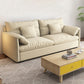 Beach Biscuit Back Standard Sofa 27.6"High Pillow Top Arm Sofa, Beige Clearhalo 'furn' 'furn_sofas' 'Furniture' 'furniture_sofas' 'kitchen' 'kitchen_sofas' 'Living Room Furniture' 'Sofa' 'sofas' 1200x1200_7a6546bd-27f3-4e46-8816-c4ac89cace4b