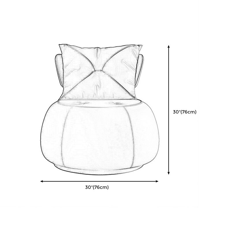 Faux Leather Chair 29.9" L x29.9 W x29.9" H Armless Chair for Living Room Clearhalo 'Accent Chairs' 'accent_chairs' 'Chairs & Seating' 'furn' 'furn_accent_chairs' 'Furniture' 'furniture_accent_chairs' 'Living Room Furniture' 1200x1200_7a67092b-a400-4540-b96e-1150fb7721ee