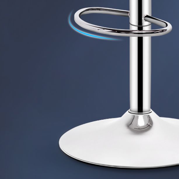 Modern Adjustable Rotatable Counter Stool Steel Bedroom Bar Stool with Cushion Clearhalo 'Bar Furniture' 'Bar Stools' 'bar_stools' 'furn' 'furn_bar_stools' 'furniture_bar_stools' 'Kitchen & Dining Furniture' 'kitchen&dining_furn' 'kitchen' 'kitchen_furn' Furniture' 1200x1200_7a670b9a-d40b-4cb9-96d5-c9b8c645e929