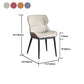 Contemporary Side Chair Leather Upholstered Dining Chair for Kitchen