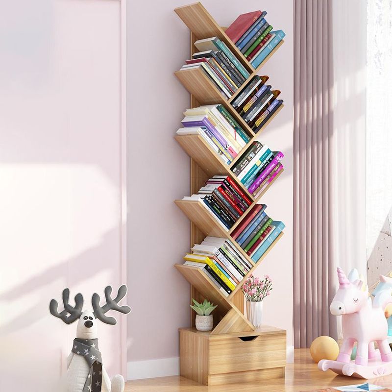 Modern Engineer Wood Bookshelf 7.87" Wide Office Shelf Bookcase Clearhalo 'Bookcases' 'furn' 'furn_bookcases' 'Furniture' 'Office Furniture' 1200x1200_7a69c0e4-af34-4b48-85b6-14931fb78039