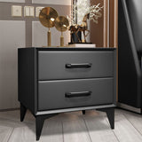 Contemporary Wooden Drawer Storage Bed Nightstand for Bedroom