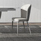 Chaise de salle à manger contemporaine en métal, meubles Parsons en finition mate pour la maison