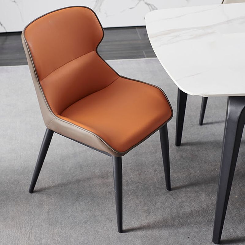 Industrial Dining Accent Chair Upholstered Side Chair for Home Clearhalo 'Dining Chairs' 'Dining Tables & Seating' 'dining_chair' 'furn' 'furn_dining_chair' 'Furniture' 'Kitchen & Dining Furniture' 1200x1200_7a6bff86-34e2-4f89-b59b-0d24442fea82