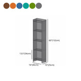 Acrylic Bookshelf Scandinavian Style Closed Back Bookcase for Office and Study Room Clearhalo 'Bookcases' 'furn' 'furn_bookcases' 'Furniture' 'furniture_bookcases' 'kitchen' 'kitchen_bookcases' 'Living Room Furniture' 'Office Furniture' 1200x1200_7a6c5d35-d22c-4329-8e67-fea2a9c9b5dc