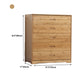 Modern Bamboo Storage Chest Dresser Bedroom Storage Chest with Drawers