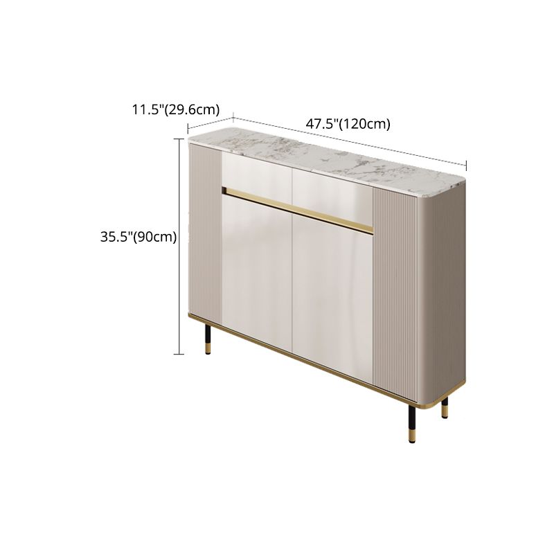 Armadio da cucina in pietra sinterizzato in stoccaggio di lusso per casa