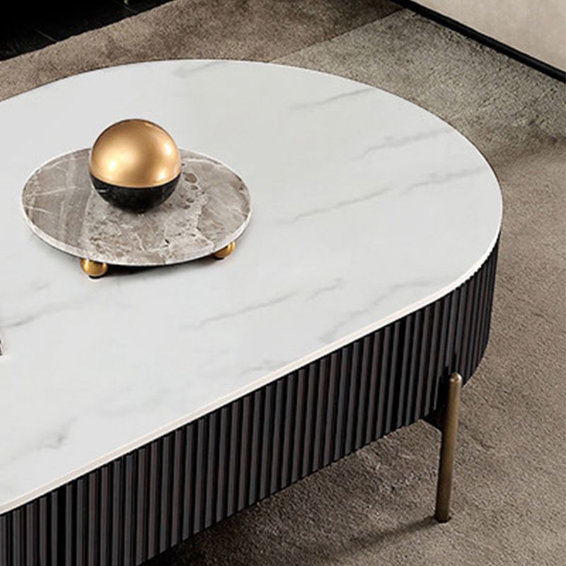 Frame/Drum Coffee Table Slate Cocktail Table with Storage Drawers Clearhalo 'Coffee & Accent Tables' 'Coffee Tables' 'coffee_tables' 'furn' 'furn_coffee_tables' 'Furniture' 'Living Room Furniture' 1200x1200_7a7503dd-1b26-466b-a684-c41d9db93272