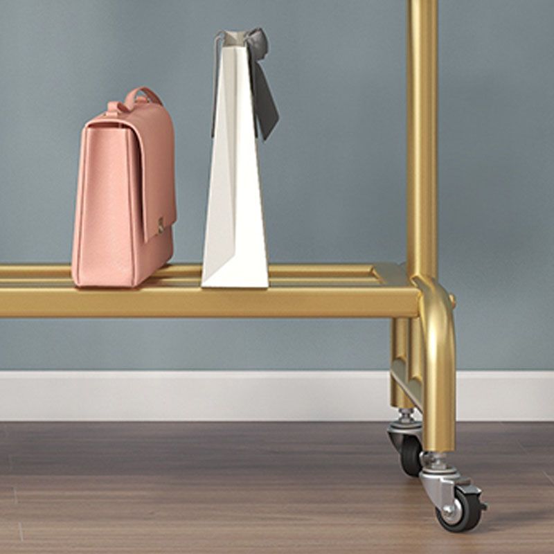 MODERNA CAPPEGGIO DI METALLA COURO SOLID COOL COURO con scaffalatura di stoccaggio