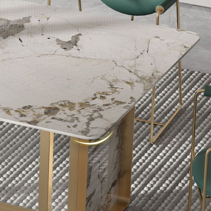 Luxury 1/4/5/7 Pieces Dining Set Sintered Stone Dining Table with Chairs Clearhalo 'Dining Room Sets' 'Dining Tables & Seating' 'dining_room_set' 'furn' 'furn_dining_room_set' 'Furniture' 'furniture_dining_room_set' 'Kitchen & Dining Furniture' 1200x1200_7a77d1b9-812e-46eb-a2f7-cff049e6034b