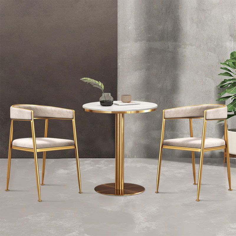 Nordic Style Open Back Dining Side Chair Linen Fabric Dining Armless Chair Clearhalo ' kitchen&dining_furn' 'Dining Chairs' 'Dining Tables & Seating' 'dining_chair' 'furn' 'furn_dining_chair' 'Furniture' 'furniture_dining_chair' 'Kitchen & Dining Furniture' 'kitchen' 1200x1200_7a77e1c1-3d27-4825-a094-3e8d96592e58