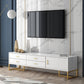 Glam Wood TV Stand Console White Enclosed Storage TV Media Stand for Living Room Clearhalo 'furn' 'furn_tv_stands_entertainment_centers' 'Furniture' 'Living Room Furniture' 'TV Stands & Entertainment Centers' 'TV Stands & Media Storage Furniture' 'tv_stands_entertainment_centers' 1200x1200_7a7943d8-19e6-4867-9302-29f6b2aa8323